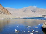 23 Yarlung Tsangpo Brahmaputra River After Saga Tibet On Way To Old Zhongba The Yarlung Tsangpo Brahmaputra River between Saga and Old Zhongba Tibet.